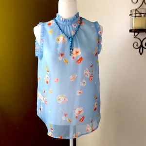 Who What Wear hi neck blouse